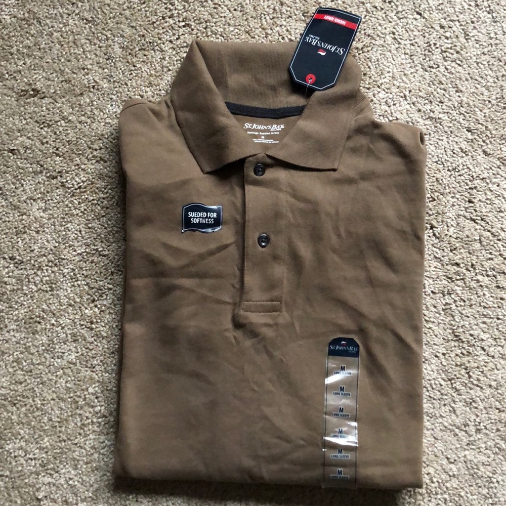 St. John’s Bay long sleeve sueded jersey